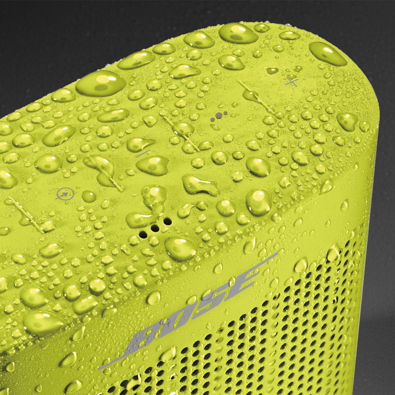 Green wet portable speaker